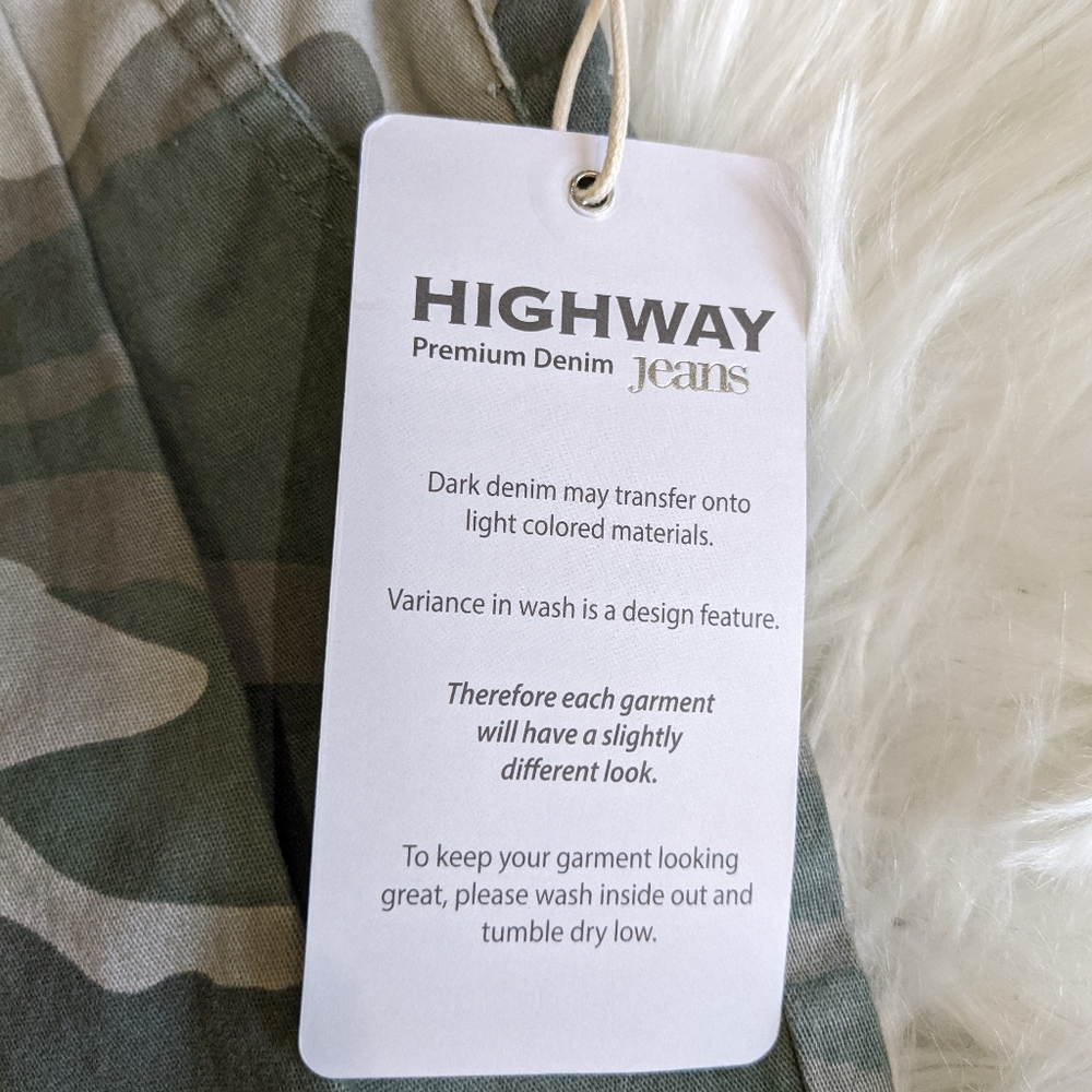 Highway Jeans Camo Shorts NWT - Picture 5 of 10